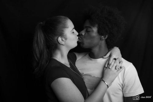 Portrait N&B Louane & Yven