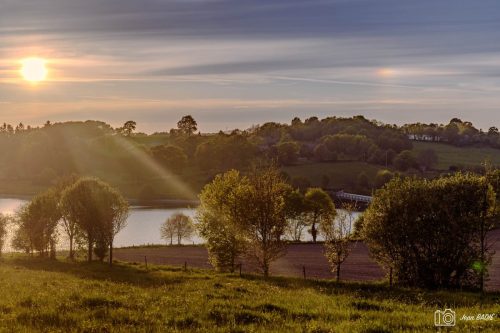 Barrage de Haute Vilaine, un essai de photo HDR.